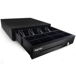 Approx Cajón portamonedas appcash01usb manual y automático negro
